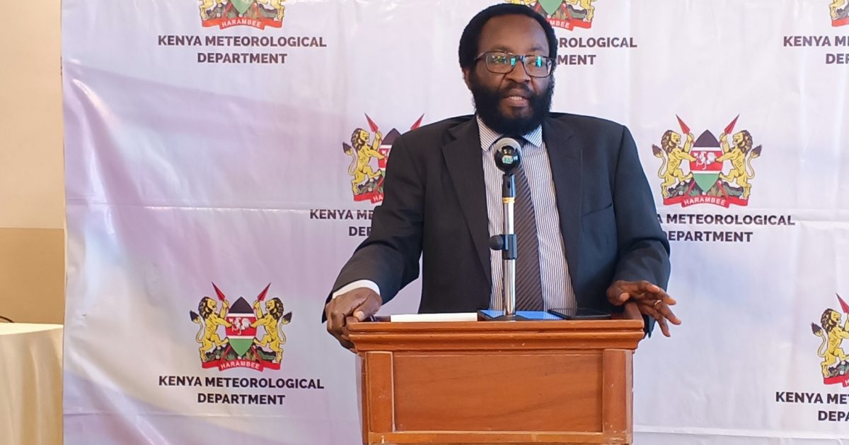 Kenya Met Department warns of intense downpours from Sunday