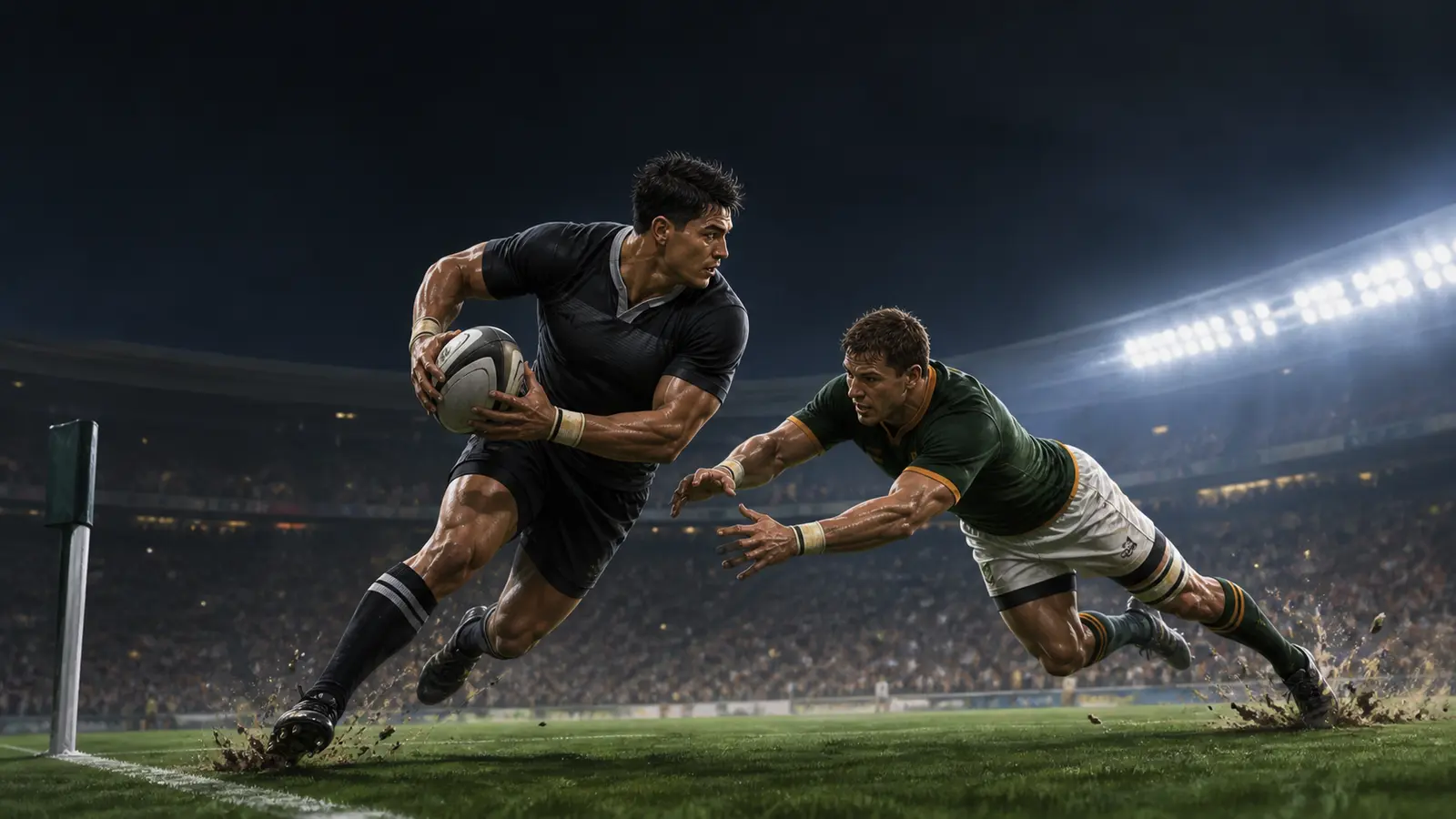 All Blacks Stun Springboks 33-16 In Ellis Park Series Opener