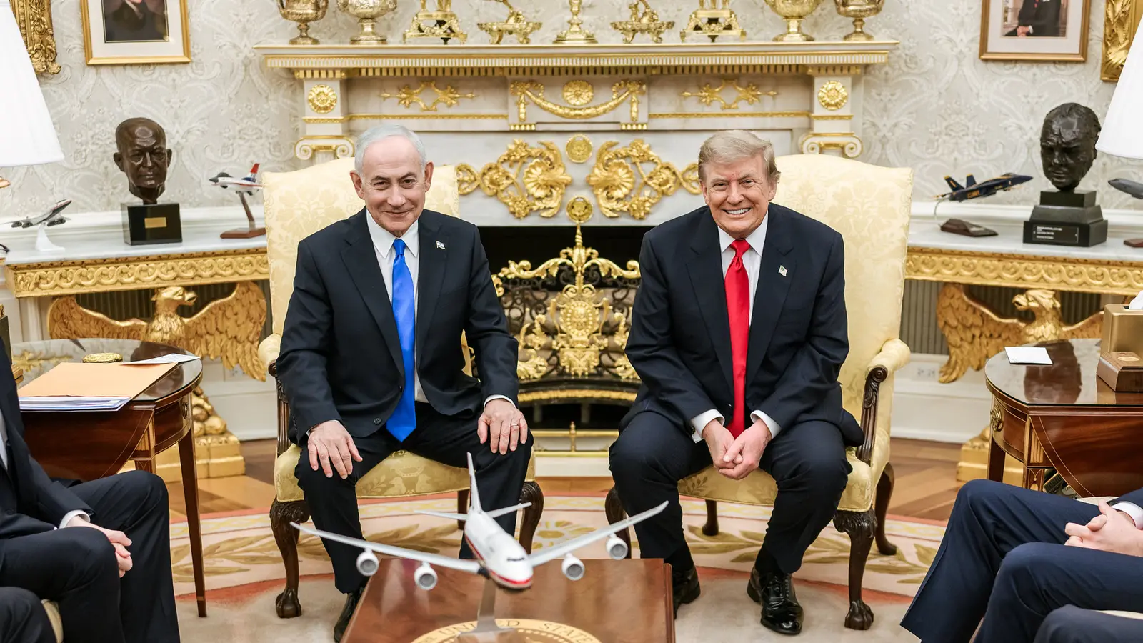 U.S. President Donald Trump meeting Israeli Prime Minister Benjamin Netanyahu in the Oval Office on July 28, 2026